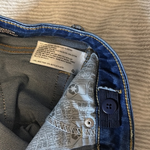 Cat & Jack Girls Denim Super Stretch Shorts Laced Hem Size XS 4/5 - Picture 5 of 7